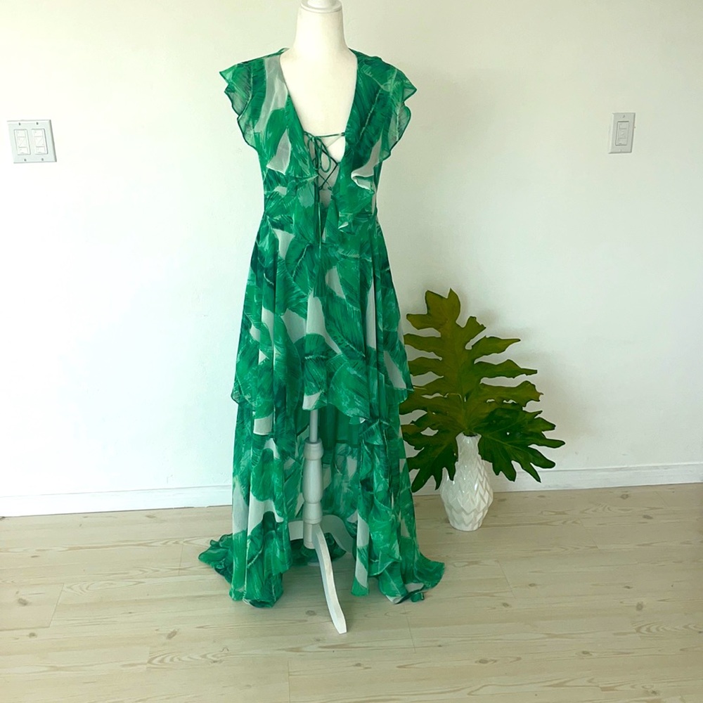 Bobby Rocco green cocktail dress